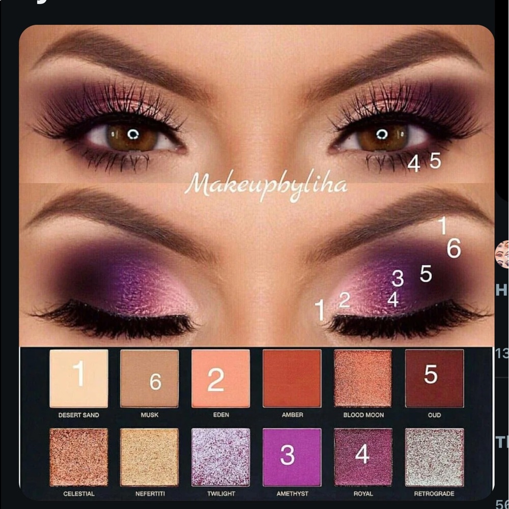 HUDABEAUTY dessert dusk palette